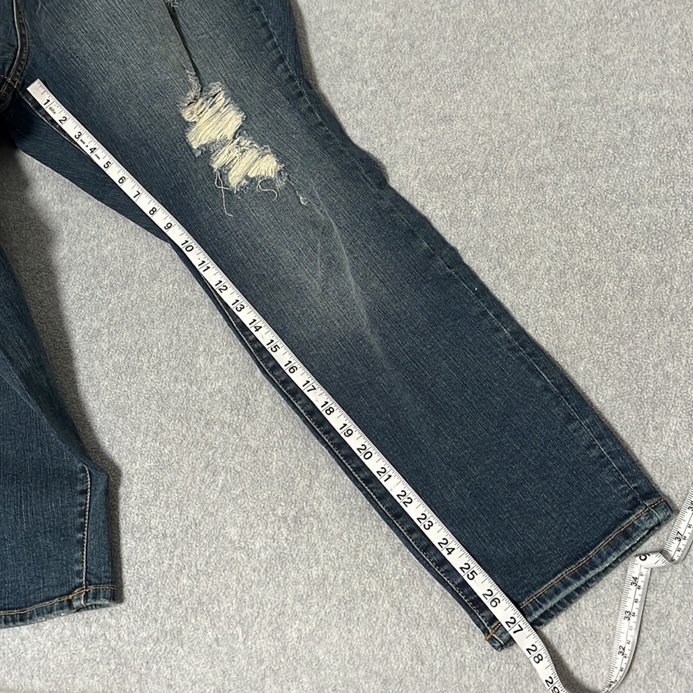 New Torrid Distressed Skinny Jeans Plus Size 18 Stretch - Picture 5 of 10